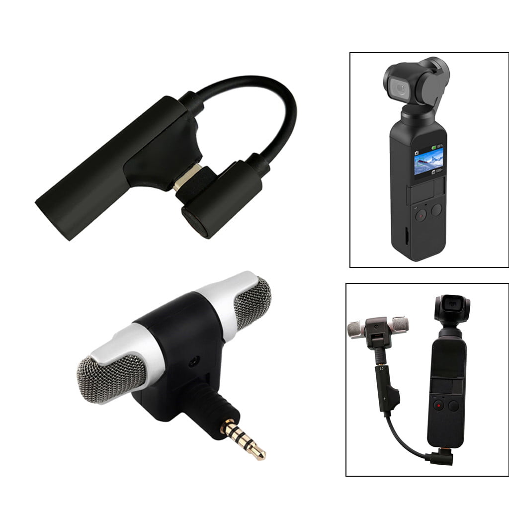 USB-C to 3.5MM Mic Microphone Adapter Pocket Audio Adapter for DJI Osmo Pocket 