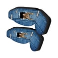 thumbnail image 1 of Speravity 2 uds fundas antideslizantes para asiento de coche Planet Space Sloth Cat fundas de asiento protectores de asiento de coche de viaje Ventana automotriz Speravity VI011390-00, 1 of 6