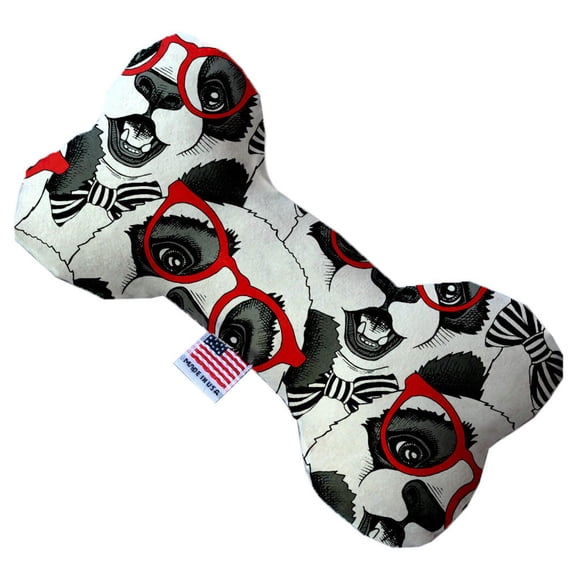 Pet, Dog Plush Heart or Bone Toy, "Mary Jane Group" (Available in different sizes, and 7 different pattern options!)