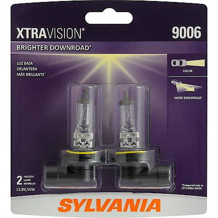 Sylvania 9006 XtraVision Halogen Headlight Bulb, Pack of 2