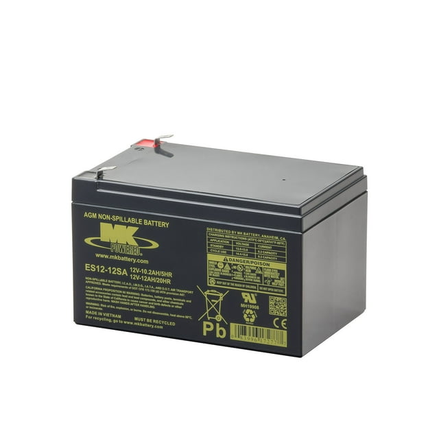 MK Battery ES12-12SA Batterie au Plomb-Acide Scellée Rechargeable Sans Entretien