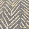 thumbnail image 3 of Feizy Bleecker Modern Chevron, Gray/Yellow/White, 8' x 11' Area Rug Easy Care Stain Resistant Fade Resistant Bohemian & Eclectic Abstract Floor Rug for Living room Bedroom, 3 of 5