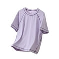 thumbnail image 4 of Teen Tshirts Boys Girls Trendy Kids Short Sleeve Shirts for Boys Purple Tees Toddler Tee Shirts Pajamas Boys 13-14 Years, 4 of 4