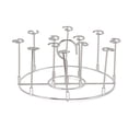 thumbnail image 2 of Fryer Skewer Stand, High Temperature Resistant Dishwasher Safe Stainless Steel Vertical Kabob Grill Rack   For Cooking Round,Square, 2 of 8
