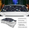 thumbnail image 4 of Kdxio Galaxy2 Print Front Windshield Sun Shade,Folding Auto Sunshade for Car Truck SUV-Medium, 4 of 7