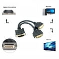 thumbnail image 2 of HUGFEGWE DMS-59Pin 1 to 2 DVI 24+5 Splitter Extension Cable for PC Graphics Card CJ25311-8549, 2 of 8