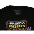 thumbnail image 3 of Five Nights At Freddy's Freddy Fazbear's Pizza Boy's Black Long Sleeve Shirt-XL, 3 of 3
