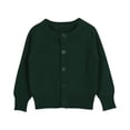 thumbnail image 2 of XQYLOS Toddler Boys Girls Crewneck Cardigan Sweater, Long Sleeve Button Down Knit Top, Cotton School 𝖴niform Outwear for Kids Casual and School Activities, Comfortable and Warm, 2 of 6