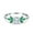 Silver, variant on Simulated Cubic Zirconia Size-5 Art Deco Engagement Ring Marquise Emerald Green 925 Sterling Silver