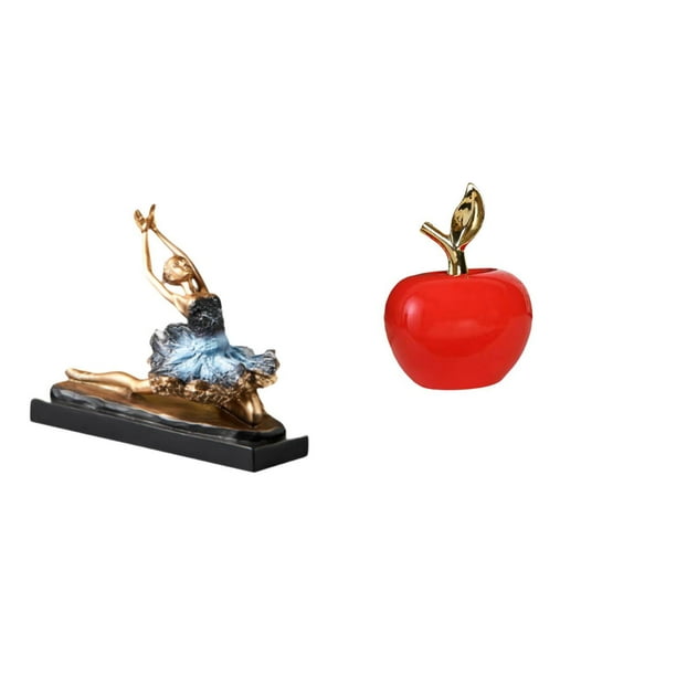 Figura de adorno de bailarina de ballet, estatua de bailarina, regalo, figura de escritorio para chimenea, decoración de restaurante, estatua, adorno,