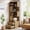 OAK, variant on Tribesigns 5-Tier Corner Bookshelf with 2 Drawers, 66.9-Inch Tall Corner Bookcase, Modern Simple Corner Storage Cabinet Display Shelf for Living Room, Home Office, Beige