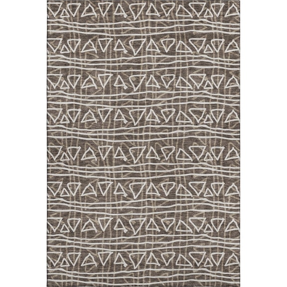 Dalyn Rugs Premium Machine Washable Mayfield AMF730 Chocolate 5' x 7'6" Rug