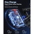 thumbnail image 6 of TechRise Basic 550W 45kPa Lightweight Cordless Stick Vacuum cleaners, 60 Mins Runtime for Hardwood Floors, Carpet, Pet Hair, 6 of 10