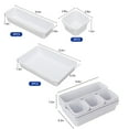 thumbnail image 4 of Ycandiee Stackable Drawer Organizers, Versatile Vanity Drawer Organizer Trays, Storage Bins for Makeup, Bathroom, Bedroom, Kitchen and Office, 4 of 7