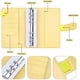 thumbnail image 5 of A6 PU Leather Notebook Binder, 3 Pcs Refillable 6-Ring Binder Cover Loose Leaf, 5 of 5
