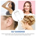 thumbnail image 3 of WHAMVOX 1Par Pendientes Clip on Con Creativo Tassel Y Aleación Resistente Multicolor, 3 of 7
