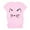 Pink, variant on TSADFHJI Womens Long Sleeve Tops Dressy Women Round Neck Short Sleeve Everyday Text Botanical Floral Cat T Shirt Top M White