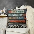 thumbnail image 2 of YINGXI  Porch Pillows,Porch Pillow Covers,Porch Decor,Farmhouse Porch Decor,Outdoor Pillow Covers,Outdoor Throw Pillows, Porch Rules Pillow 12x12in, 2 of 5