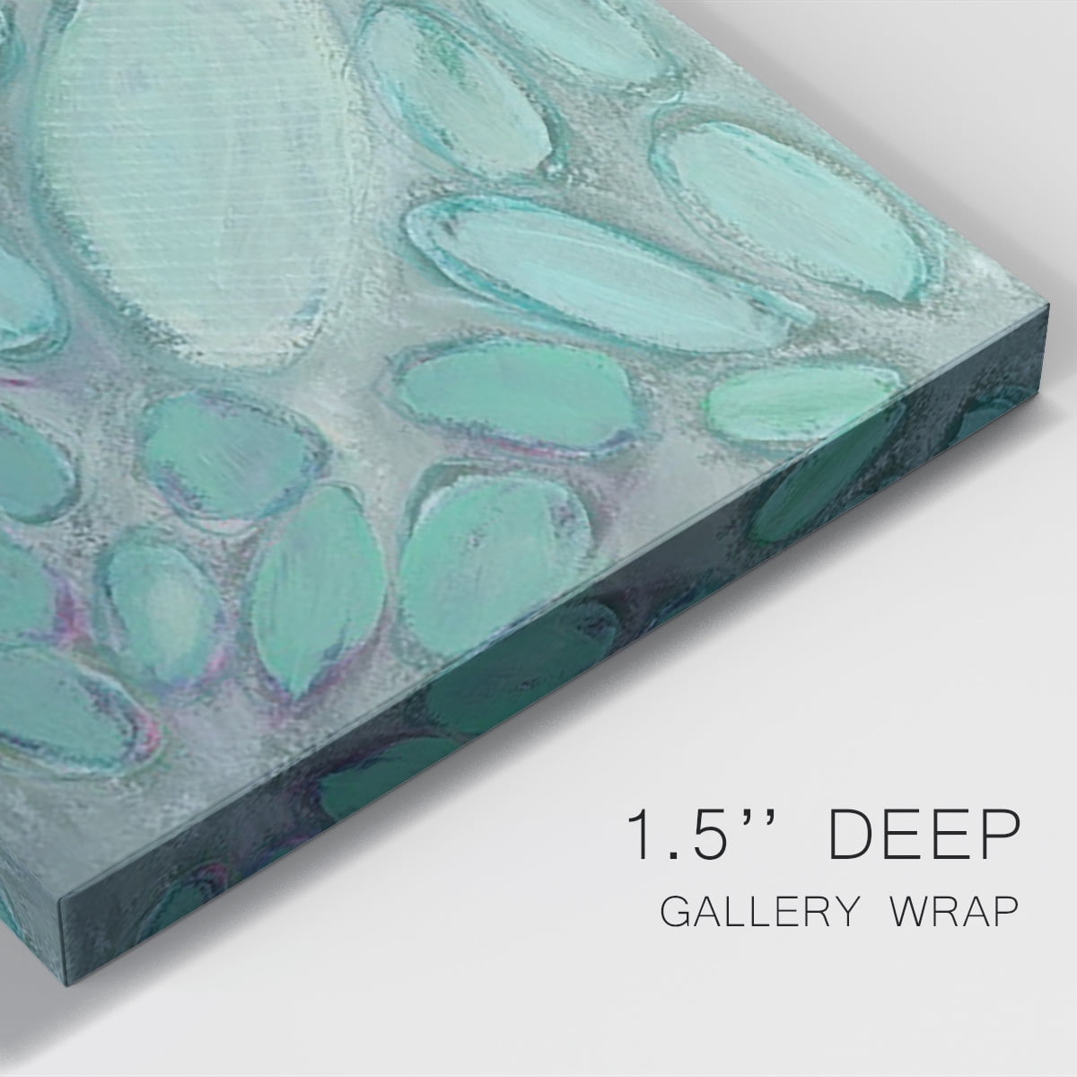 Blue Orbs II Premium Gallery Wrapped Canvas - Ready to Hang