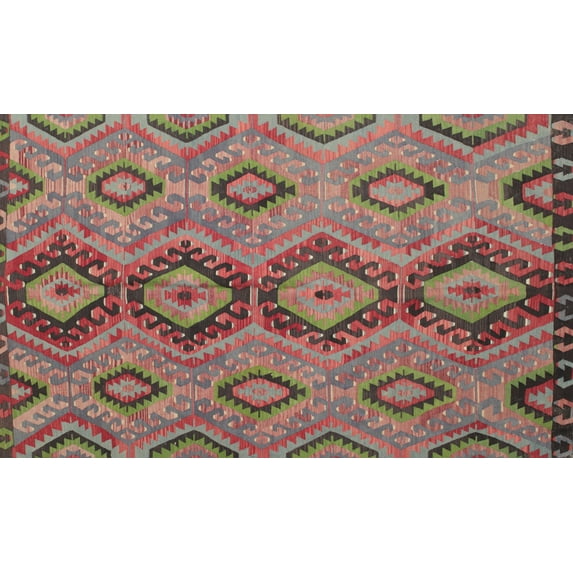 Ahgly Company Machine Washable Indoor Rectangle Traditional Brown Red Area Rugs, 5' x 7'