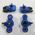 thumbnail image 3 of Nudillos de dirección de metal, piezas mejoradas para coche RC 1/8 1/7, camión RC Typhon Azul, 3 of 5