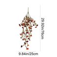 thumbnail image 7 of 2 Pack Artificial Fall Hanging Basket 29.92 Inch Faux Silk Cascading Floral Arrangement for Outdoor Porch Patio Wall Decor and Autumn Home Decoration, 7 of 7