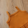 thumbnail image 4 of Seyurigaoka Newborn Baby's Two Piece Set Ribbed Sleeveless Tops Shorts, 4 of 9