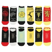 Game of Thrones Adult Noble Houses Motto Socks 6 PK