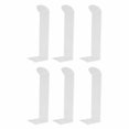 thumbnail image 1 of Adhesive Hat Hangers, Decorative 6pcs Adhesive Hat Rack Acrylic Simple Installation Wall Mounted Multifunctional  for Bedroom for Dormitory, 1 of 8