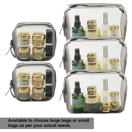 Walfront Transpa Pvc Makeup Bag Cosmetic Storage Toiletry Case Walfront Transpa Pvc Makeup Bag Cosmetic Storage Toiletry Case For Travel Home Use
