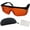 Red, variant on Safety UV Glasses Protection,UVC Blue Light Blocking Glasses Protective Z87.1 Eyewear Goggles Adjustable Temple ,Safe Sunglasses Protective Shaded Shatterproof Scratch Resistant Anti-fog with Case