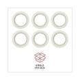 thumbnail image 4 of Deluxe General-Purpose Acrylic Box Sealing Tape, 1.7 mil, 3" Core, 1.88" x 110 yds, Clear, 6/Pack | Bundle of 10 Packs, 4 of 5