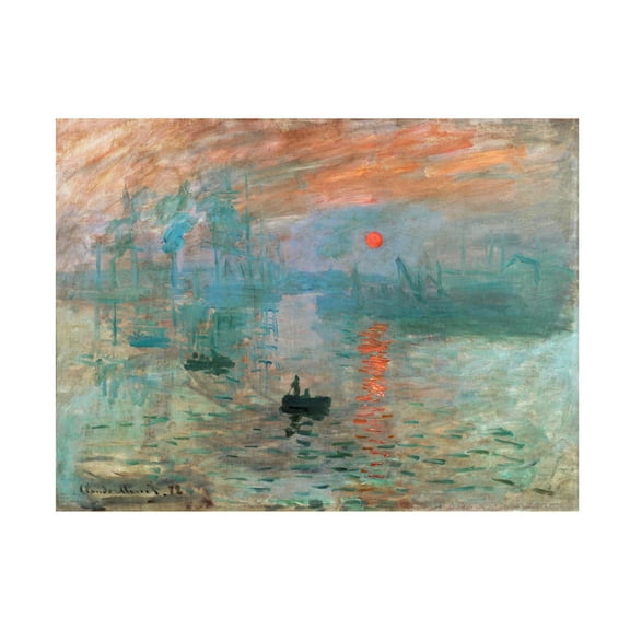 Trademark Fine Art Pictufy Sunrise 1872 Canvas Wall Art
