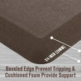 thumbnail image 2 of Carvapet Anti-Fatigue Floor Mat 20MM Thick Cushioned Kitchen Comfort Mat, Waterproof Non-Slip Standing Desk Foam Mats and Rugs, Brown, 17.3"x39"x0.79", 2 of 8