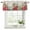 Beige, variant on Christmas Poinsettia Curtain Valances for Windows, Kitchen Valance Window Treatments Panel 2 Pack, Xmas Cardinal Pine Cone Branches Rod Pocket Short Curtains for Bathroom Bedroom 54 x 18 Inch