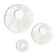 thumbnail image 5 of American Art Decor Round Paper Rope Wall Decor Set of 3, White - Boho Wall Art, Farmhouse Basket Style, 5 of 7