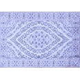 thumbnail image 1 of Ahgly Company Machine Washable Indoor Rectangle Medallion Blue Traditional Area Rugs, 8' x 12', 1 of 4