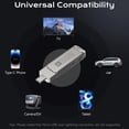 thumbnail image 6 of 128GB USB Flash Drive, memzuoix Portable USB 3.2 Type-C Thumb Drive, Photo and Video Backup, 2 in1 External Memory Stick for PC/Laptop, Jump Drive for iPhone, OTG Android Phone, PC, 6 of 12