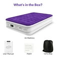 thumbnail image 3 of CHILLSUN Queen Air Mattress with Built-in Pump, 18" Double-High Inflatable Bed for Home & Camping, 3 of 7