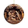 thumbnail image 2 of ¡Adornos navideños en liquidación! Adorno navideño acrílico Bixock, colgante bautismal, decoración navideña de pared., 2 of 5