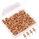 thumbnail image 1 of Wood Push Pins 100pcs Drawing Pins-Cork Notice Board Thumb Tacks Wooden Map Pins-Push Pin-Board Pin-Notice Board Pin-Drawing Board Pins-Cork Board Pin, 1 of 5