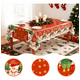 thumbnail image 1 of Mantel De Navidad Rectangular De 2.74x1.37 Metros Impermeable Mantel Para Mesa Xtellar rojo, 1 of 4