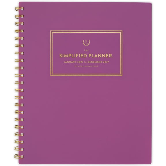 Simplified by Emily Ley for AT-A-GLANCE 2027 Weekly Monthly Planner Nostalgia