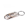 thumbnail image 3 of sweethay Paquete de 10 llaveros de 3cm para hacer anillos, decoración, llavero , llavero profesional hecho a mano, círculo, reutilizable, Type3 NO3, 3 of 6