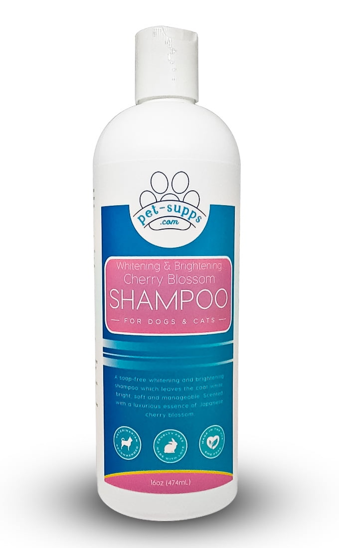 Pet-Supps Whitening Shampoo for Cats and Dogs - Japanese Cherry Blossom Scent