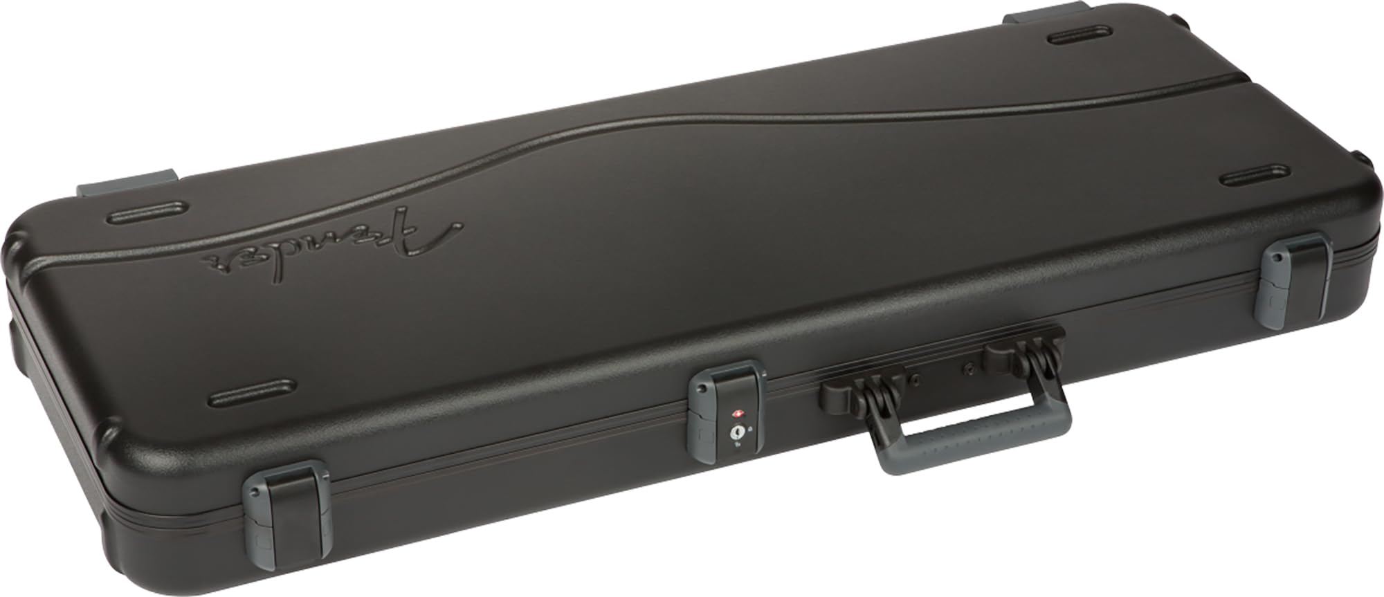 Fender Deluxe Molded Stratocaster-Telecaster Case - Black w/ Strap