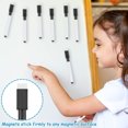 thumbnail image 4 of Whiteboard Pens, Magnetic Whiteboard Pens, Whiteboard Pens Magnetic Eraser Pen Pens Dry Eraser with Eraser Fine Tip Whiteboard Pen for Kids Multicolor 10Pcs, 4 of 7