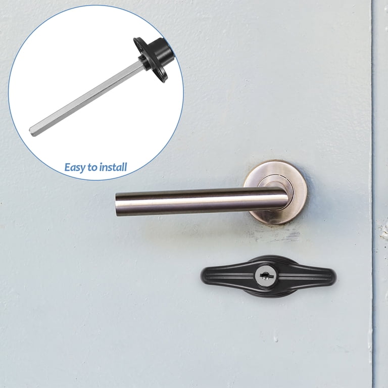 Anti-Theft T-Shape Handle Locks With Keys T Handle Garage Door Lock For