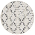 thumbnail image 2 of Rugs.com Outdoor Lattice Collection Rug – 4 Ft Round Ivory Flatweave Rug Perfect For Kitchens, Dining Rooms, 2 of 8