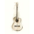 thumbnail image 2 of Harper, Ethan 25x32 White Modern Wood Framed Museum Art Print Titled - Ethans Guitar II, 2 of 4